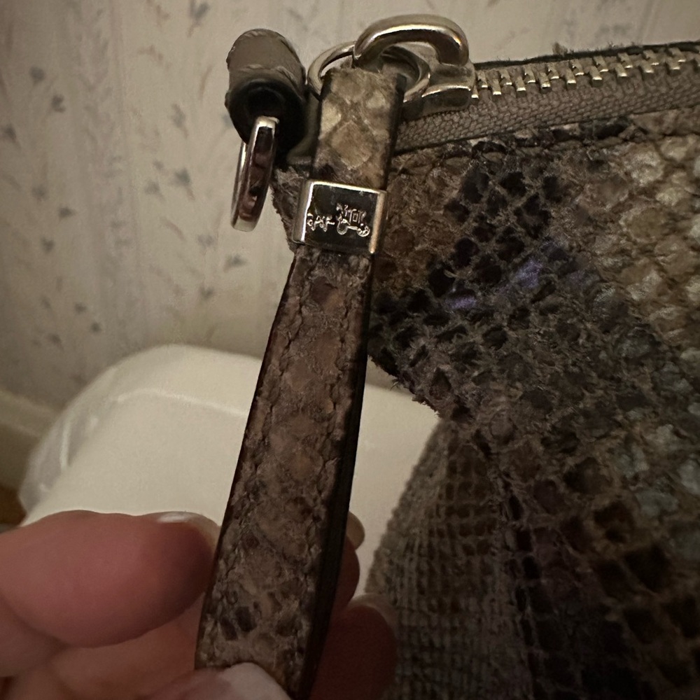 Coach Madison Kelsey Python Embossed Satchel - Picture 4 of 16